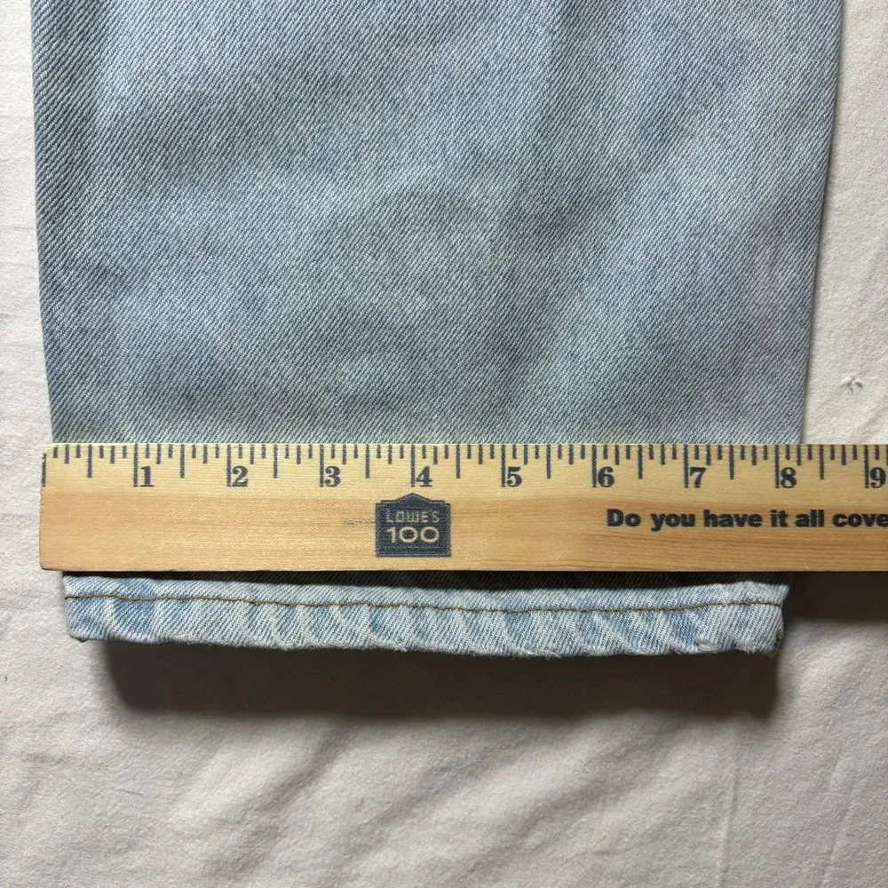 Vintage Levi's 501 Jeans Mens 36x32 Light Blue 90s USA Button Fly Straight Leg
